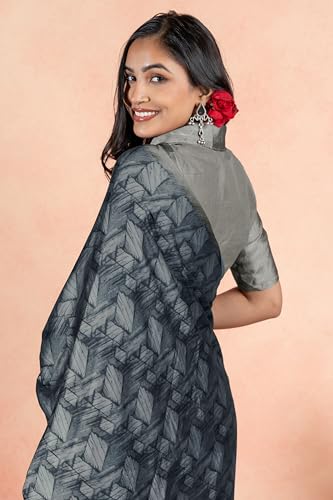 Image of MIRCHI FASHION Women Saree Floral Printed Chiffon | Breathable Lightweight Summer Sari for Office and Daily Use with Unstitched Blouse (Available in 20 Styles)