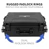 CASEMATIX Hard Shell Travel Case Compatible with Xbox Series X Console, Controllers, Headset and Other Accessories - IPX7 Waterproof and Crushproof Carrying Case with Customized Foam Interior