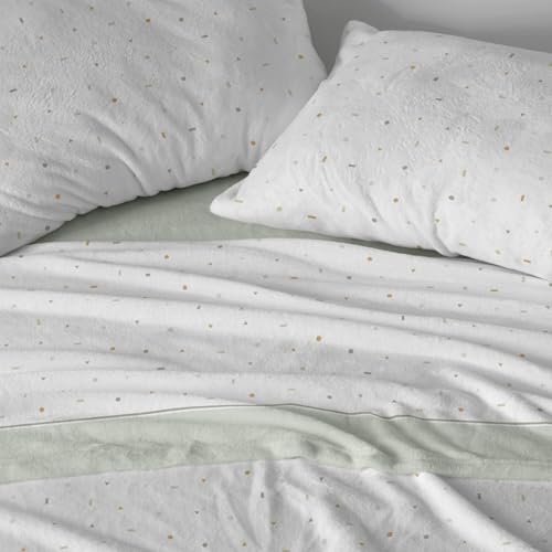 Image of Burrito Blanco | Coral Sheets | Bed 135 cm (+Sizes Available) | Design 997 | Mint Color (135 x 190 /200 cm.)