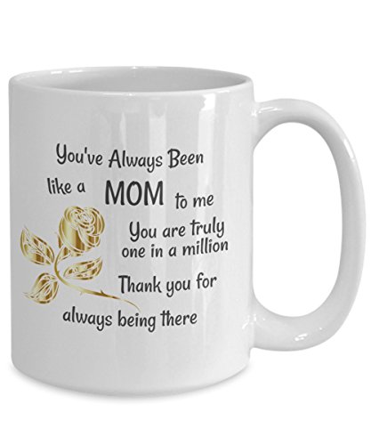 Rlt-Source Unbiological Mom, Coffee Mug For Women Who Are Like A Mom, Bonus Mom, Stepmom, Mother In Law, Second Mom Friend #TOP1