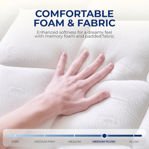 Image of Neo Sleep Queen Size Mattress, 12 Inch Hybrid Comfort & Supportive Mattress in a Box, Cooling Gel Memory Foam and Pocket Springs with Pressure Relief, CertiPUR-US Certified, Medium Plush Feel