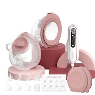 Momcozy V2 Pro Tire-lait électrique – Ultra léger et compact, double tire-lait portable mains libres avec 3 niveaux d'aspiration et 15 niveaux, pompe à lait électrique silencieuse avec anti-fuite