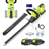 VOERJIA 21V Lightweight Cordless Hedge Trimmer & Clippers...