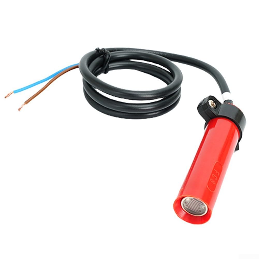 Détecteur de flamme, 1 pièce pour FC8, photocellule électrique photorésistor, détection de combustion précise, construction compacte en plastique, entretien industriel du brûleur
