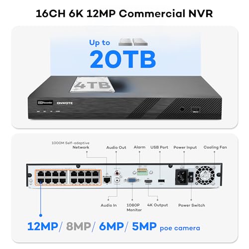 Outdoor Security Camera System with NVR