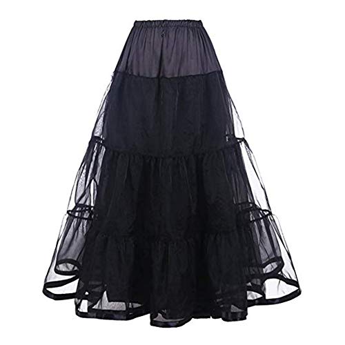 Snapklik.com : Womens Ankle Length Petticoats Wedding Slips Crinoline Underskirt For Long Dress