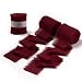 Doris Home Handmade Fringe Chiffon Silk-Like Ribbon 2" x 7Yd Set of 3 Rolls Ribbons for Wedding Invitations, Bouquets, Gift Wrapping (3 Rolls Burgundy)