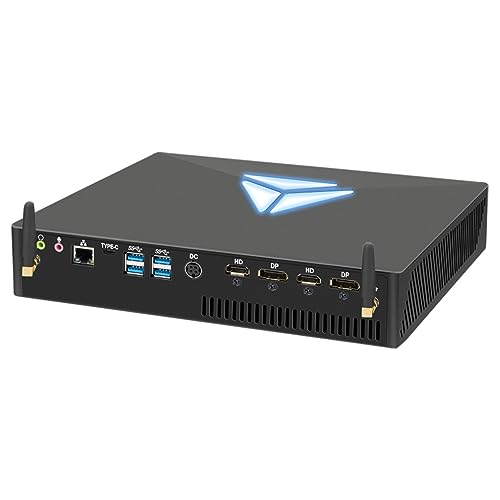 Mavsloly Mini PC da gioco, Computer Desktop con Core i9-9900T 8 core fino a 4.4GHz, 32G RAM | 1T SSD, GeForce RTX3050 8G, 8K, 2xHDMI, 2xDP, WiFi 6e, Bluetooth 5.3, Windows 11 Pro