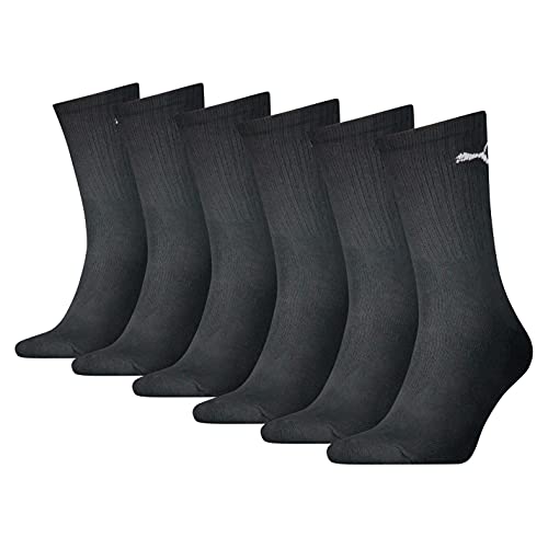Preisvergleich Produktbild PUMA Unisex Crew Socken 6er Pack Schwarz F001