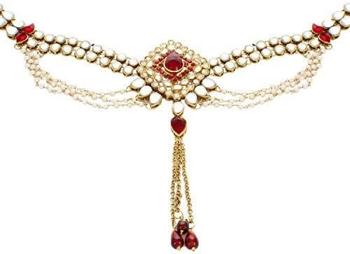 Kauberi Jewels Waist Hip Belt Chain Kundan Kamarband