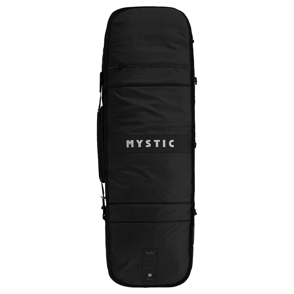 Mystic Saga Kitesurf Boardbag with Wheels - Black 175cm