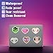 30pcs Boobs Heart Stickers Pack, Waterproof Cartoon Feminine Chest Decals for Laptop, Water Bottle, Journal, Scrapbook, DIY