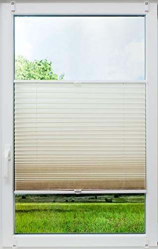 Sunlines Crush, luce diurna, 70 x 140 cm, tenda plissettata Klemmfix, PES, 70 x 140 cm