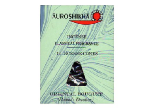 Oriental Bouquet (Radha's Devotion) - Auroshikha Classical Fragrance Incense Cones - 14 Cone Package