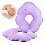 Comfytemp Breast Ice Packs, FSA Eligible HSA, Postpartum breastfeeding Essentials, Larger Dual-Sided Hot & Cold Breast Gel Ice Pads, Reusable Breastfeeding Therapy for Pain Relief, New Mom Item, 2Pack