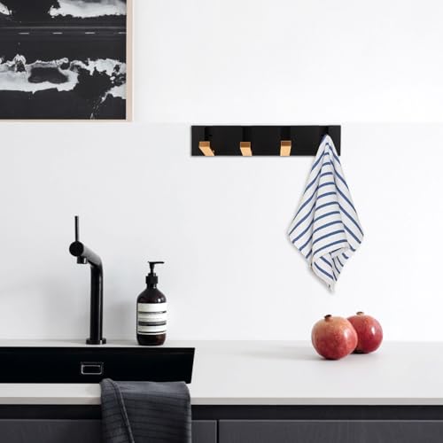 Perchero de pared de aluminio Beaupretty con alta capacidad de carga 6