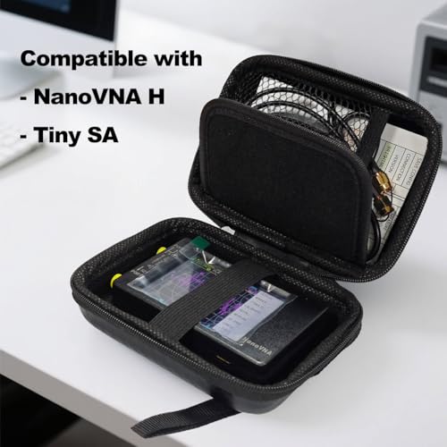Image of AURSINC Hard EVA Protective Case for 2.8 inch NanoVNA H /TinySA, with Strap