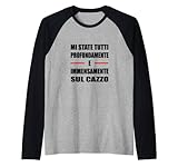 tricarico bianco uomo donna regalo divertente maglia con maniche raglan