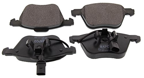 Mapco 6553 - Kit Pastiglie Freno, Freno a Disco