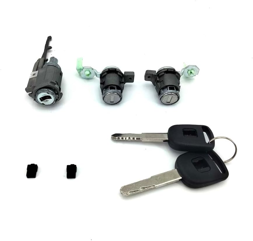 Ignition Switch & Door Lock Cylinders with Keys for Honda Civic 03-05 CR-V 05-06