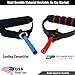 DynaPro - Exercise Resistance Bands, Adjustable Resistance Bands with D-Handles, Fitness Tubes Alternative, Tension Bands for Workout and Therapy, with Exercise Resource, Red