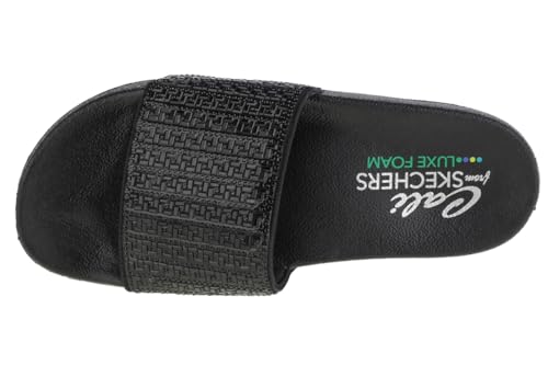 Skechers Skechers Women's Cali POP UPS - NEW SPARK, Black/Black, 6 M