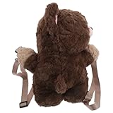 ERINGOGO Zaino a Forma di Orso in Peluche Kawaii per Ragazze, Borsa a Tracolla Morbida Ampio Spazio, Zainetto Peluche Cartoon per Scuola, Feste e Uso Quotidiano
