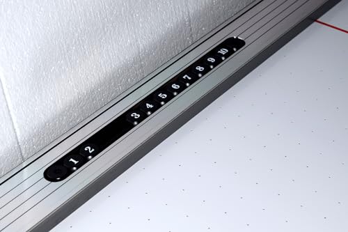 Airhockey Toronto inkl. Pucks und Pusher, 6 ft. Und 7 ft., leistungsstarkes Gebläse, manuelle Torzähler, absolut standfest – Bild 3