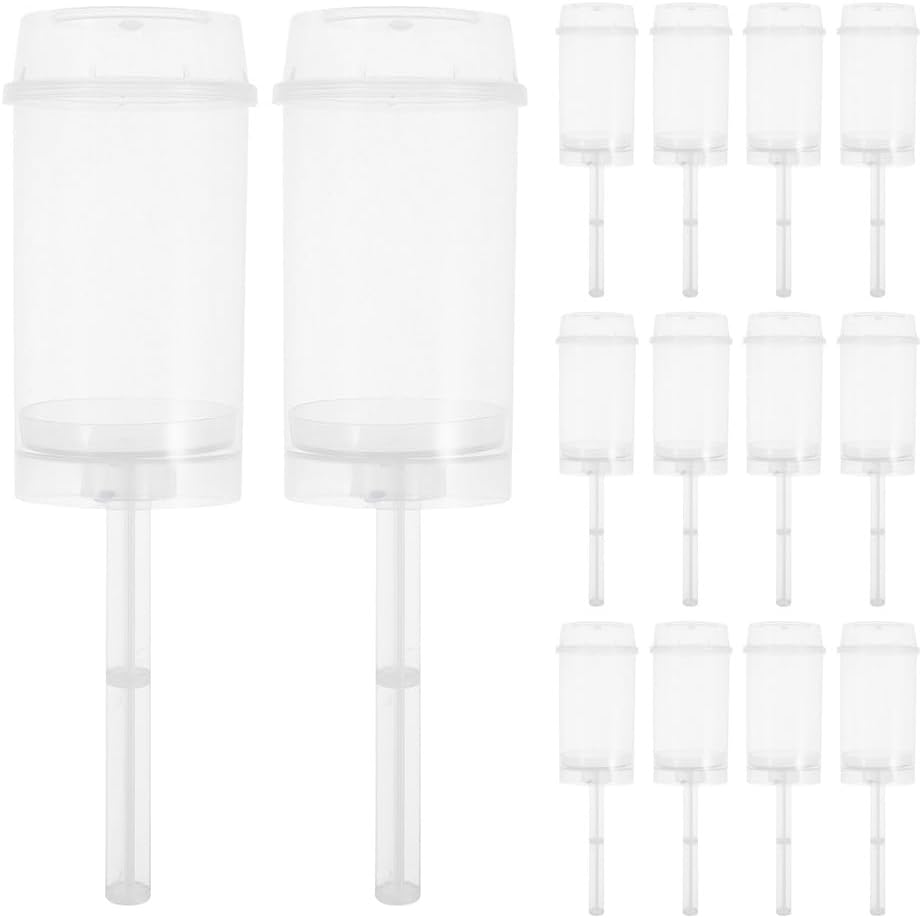 PRETYZOOM 50pcs Cake Push Pop Containers with Lids Plastic Cake Pop Containers for Bridal Shower Birthday Wedding Easter Party Dessert Table