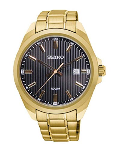 Preisvergleich Produktbild Seiko Herren Analog Quarz Uhr mit Edelstahl Armband SUR282P1