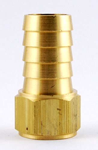 MettleAir 126-12D 3/4" ID 1/2" NPT Female Hose/Tubing Fitting Connector (Pack of 10)