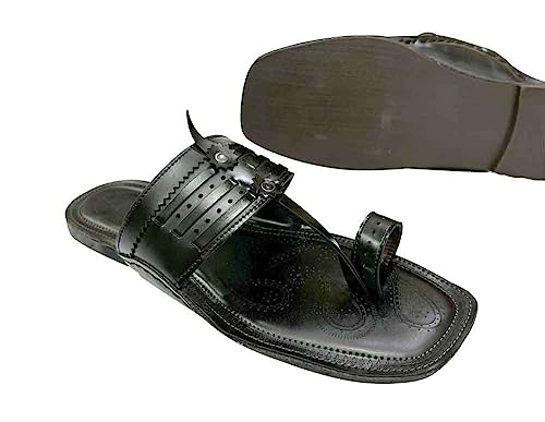 Image of Men's Kolhapuri Chappals Ethnic Slippers For Men Traditional Kolhapuri Sandals Casual Flip Flops For Men