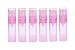 erioctry 5ML Airless Pump Bottle-Empty Refillable Airless Vacuum Pump Cream Lotion Bottle Travel Bottles Toiletries Liquid Container for Cosmetic Make-up Pack of 6 (Pink)