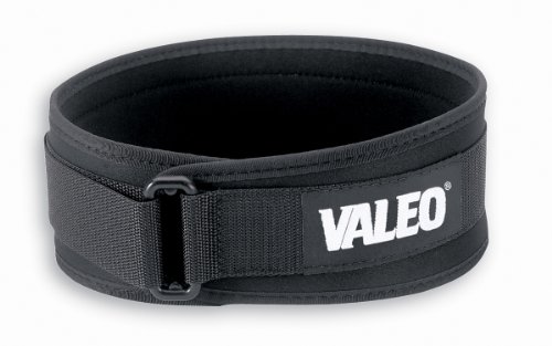 Valeo 6-Inch VLP Performance Low Profile Hand Washable Lifting Belt For Men and Women