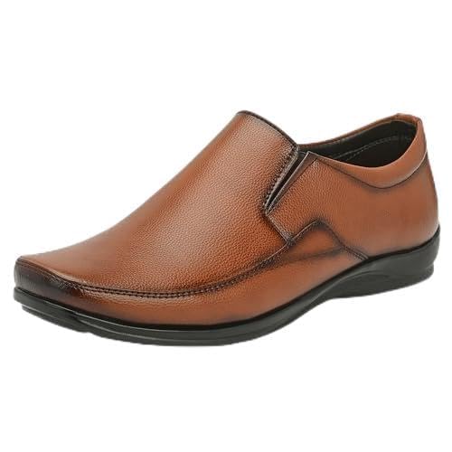 Image of Centrino Men's Formal Shoe | Cushioned Insole Comfortable Shoes | Trendy & Classic Design | Durable TPR Sole Footwear (8112)