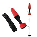 Práctica funda para caña de pescar, cubierta para caña de pescar, guantes, tapa protectora con correa para caña de pescar.
