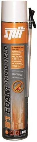 12 x Spit B1 Fire Rated (240 Min) Expanding Hand Held Foam 750 ml