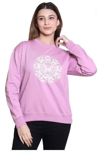 Women Full Sleeve Printed Sweatshirt