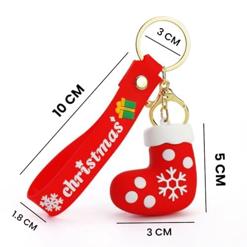 Image of Cute Cartoon Character Silicone 3D Key Chain with Strap Charm & Metal Hook, Merchandise Key Rings Gift for Kids Girls Boys Men & Women