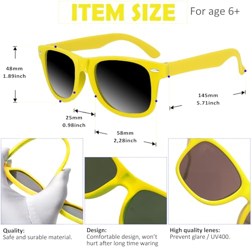 60 Pack Sunglasses Party Favors Bulk for Birthday Summer Beach Wedding Party Goody Bag Fillers Supplies Kids Adults2