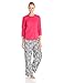 Hue Sleepwear Women's Artic Wave Fleece Pajama Set