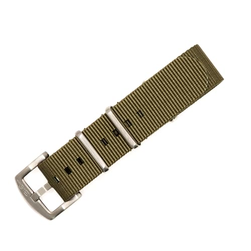 Image of BluShark - Original Collection Military-Style Waterproof Watch Strap, Fits All Timepiece Brands, Durable Nylon Wristwatch Accessories with Stainless Steel Buckle - 18mm, 20mm, 22mm & 24mm Watch Bands
