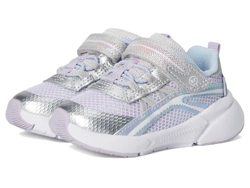 Stride Rite Girls M2P Journey 3.0 (Toddler) Sneaker, Silver Sparkle, 7.5 Wide