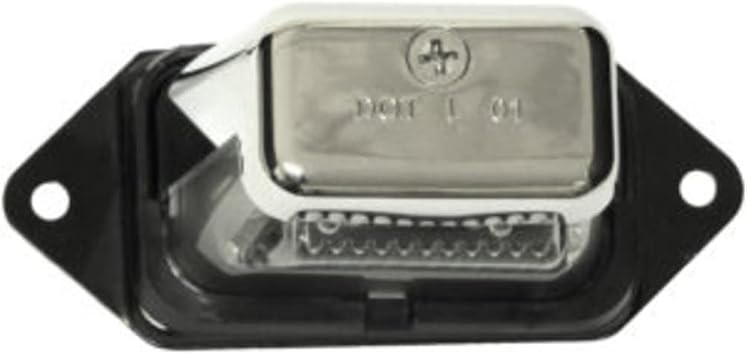 Peterson Manufacturing V296XC LED License Light Oblige, Chrome, 4"X1.63", 1 Pack