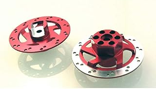 Hot Racing HET103202 Red Aluminum 32mm Faux Brake Hex Adpters