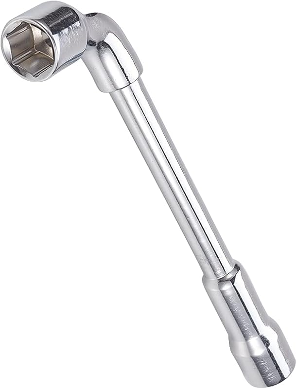 Chave de Soquete Sextavada em L Auniwaig 17 mm em Aço Cromo-Vanádio, 20 cm