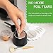 My-Cap Foil Seals for Nespresso Vertuo Pods - Reusable Aluminum Lids to Extend Life of Nespresso VertuoLine Capsules (Pack of 100)