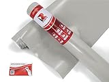 RVINYL Avery Dennison SW900 805-M Satin Silver Metallic Supreme Wrapping Film Vinyl Vehicle Car Wrap Sheet Roll - (12in x 60in w/Application Card)