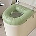 DimyFew Toilet Seat Riser Thicken Waterproof Comfortable Raised Toilet Seat Cushion for Patients, Light Green