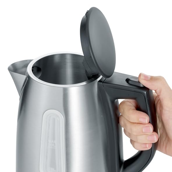 Bollitori Severin WK 3468 Bollitore Elettrico 1 L 2200 W Nero, Acciaio inossidabile, Trasparente in offerta a € 40.90